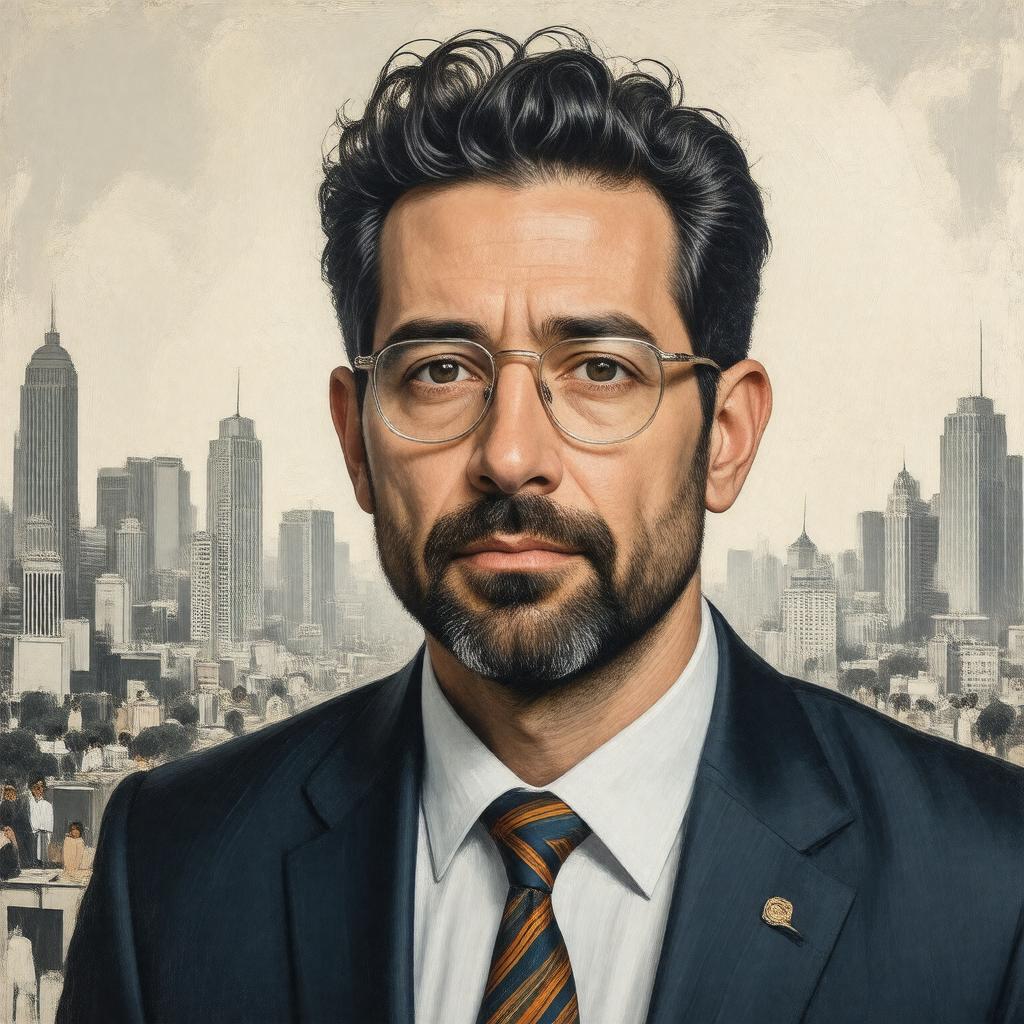 AI-created image of Daniel Pearl