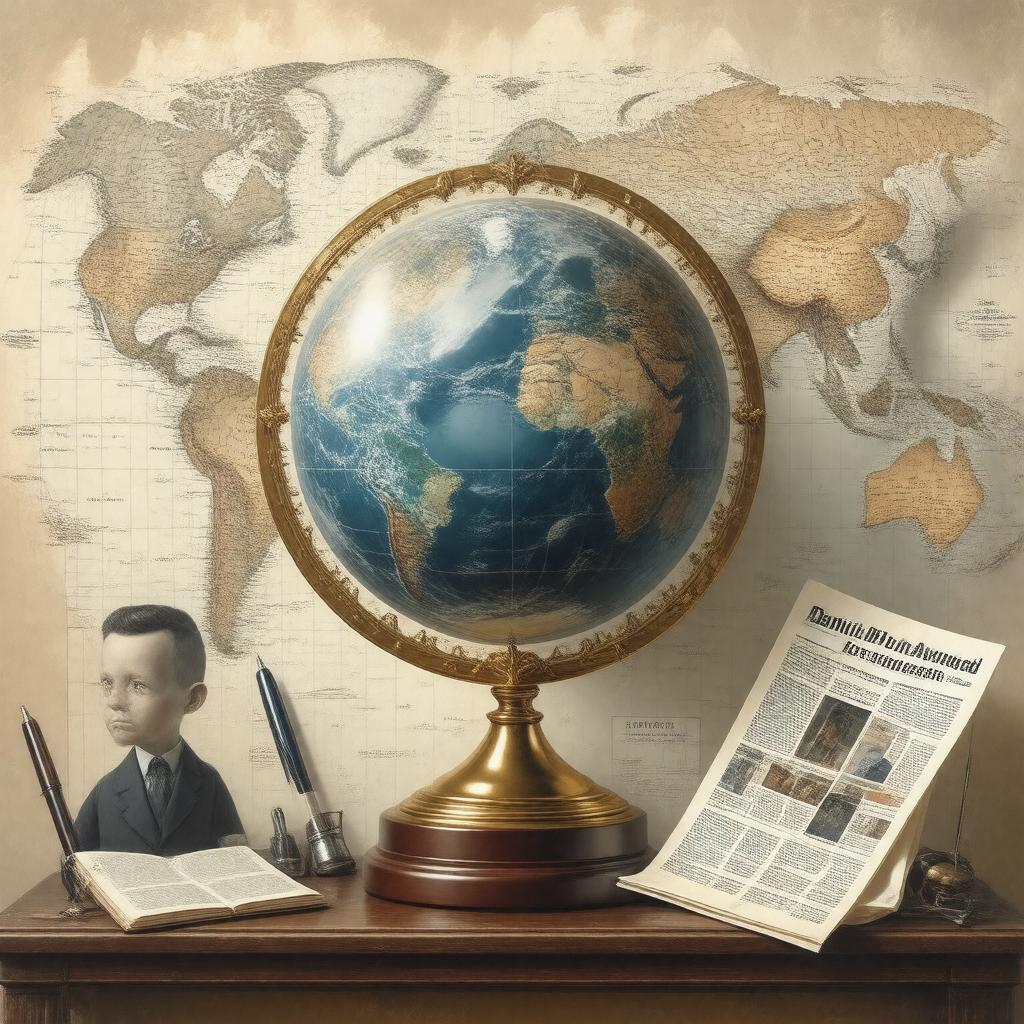 Click to view larger image AI-created image of Daniel Pearl Award for Outstanding International Investigative Reporting