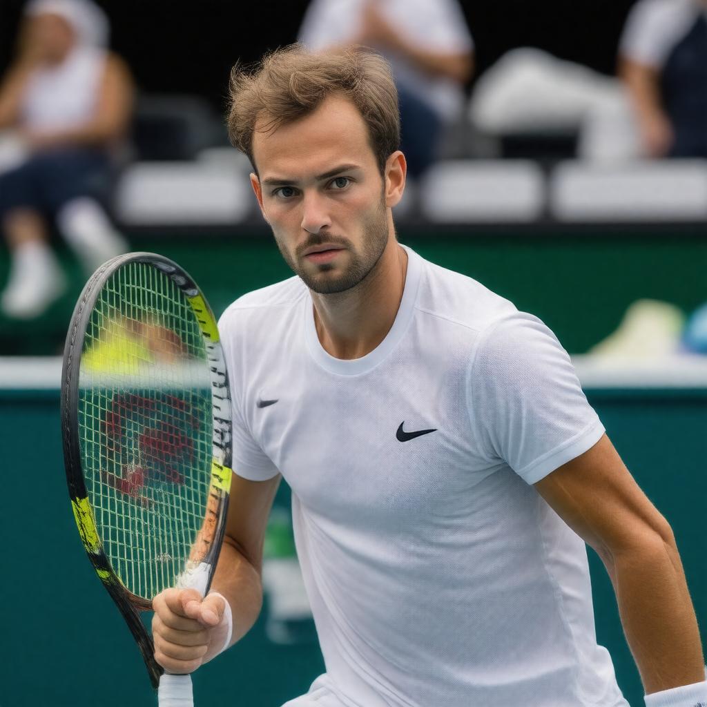 AI-created image of Daniil Medvedev