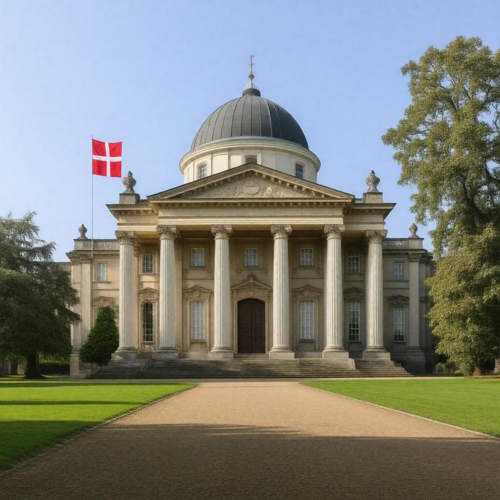 Click to view larger image AI-created image of Danish Academy of Sciences