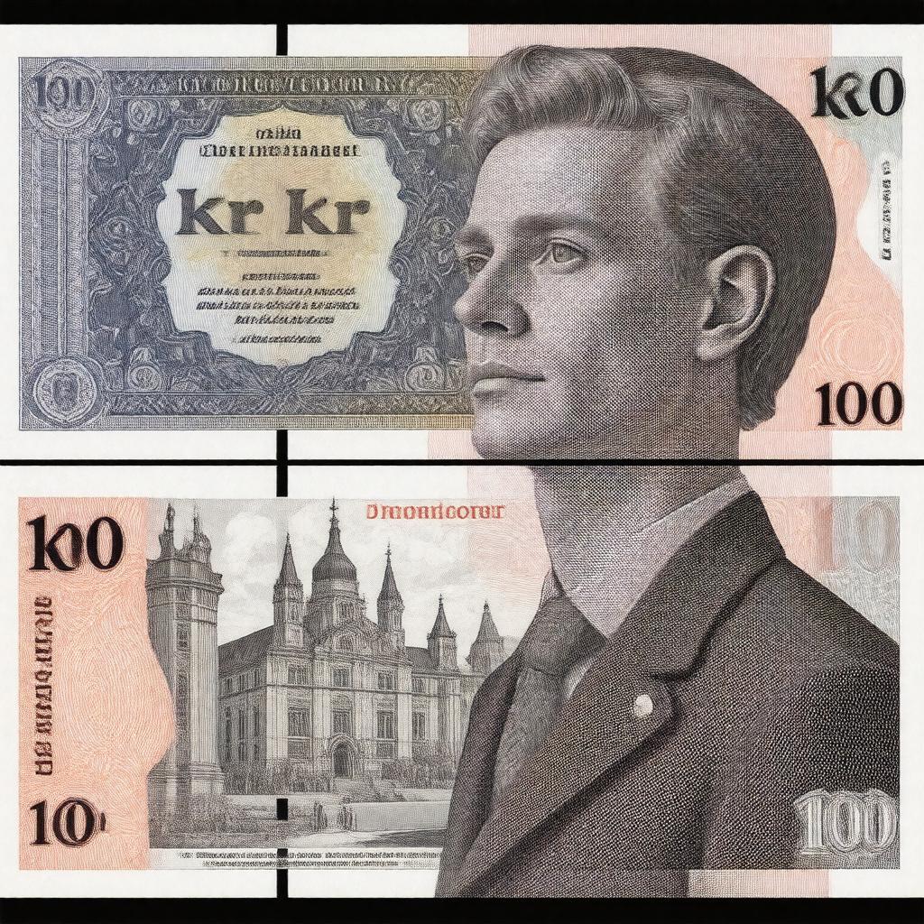 Click to view larger image AI-created image of Danish krone
