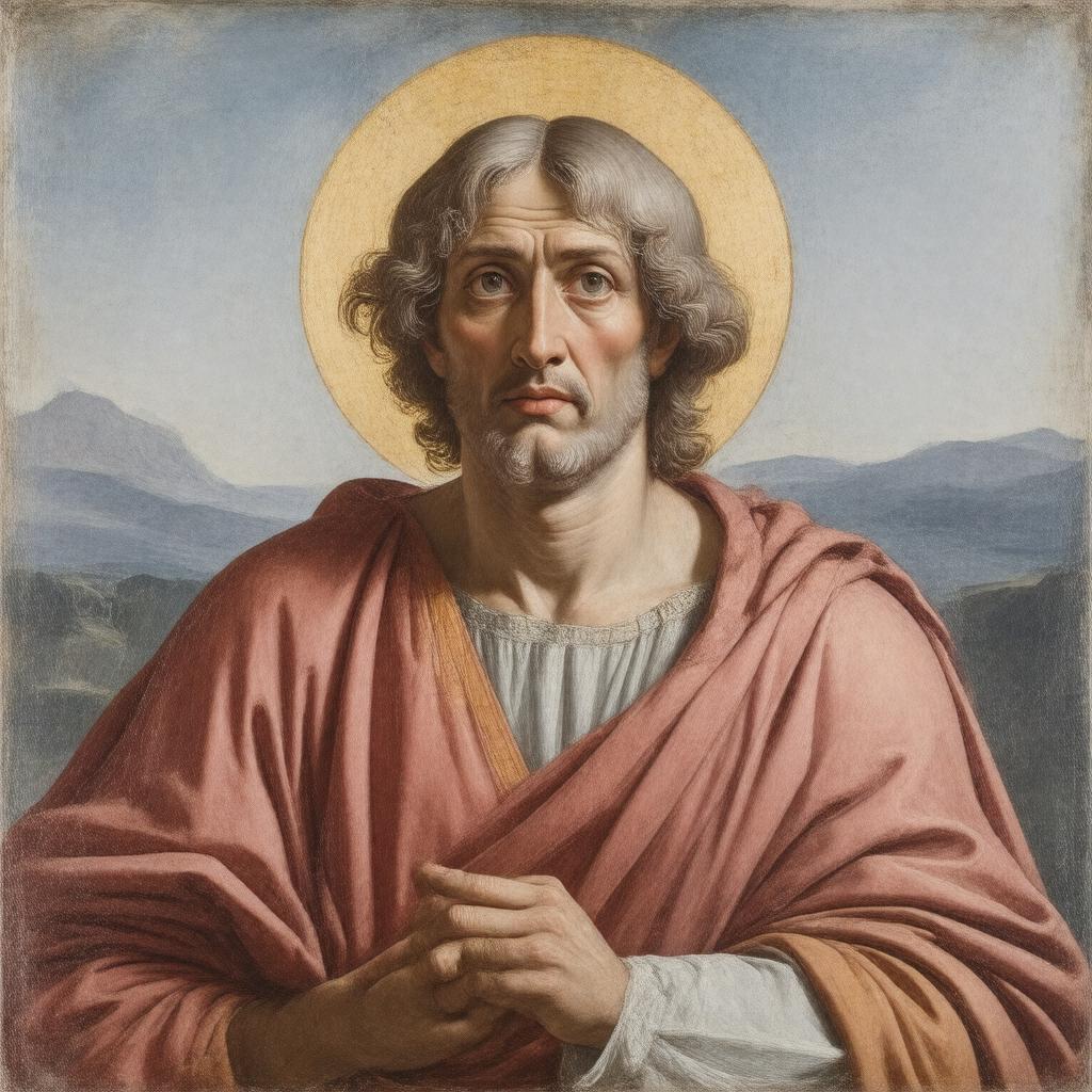 AI-created image of Dante Alighieri (painting by Raphael)