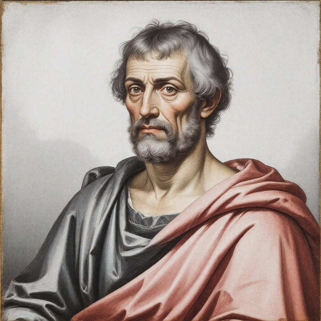 AI-created image of Dante Alighieri (painting by Sandro Botticelli)