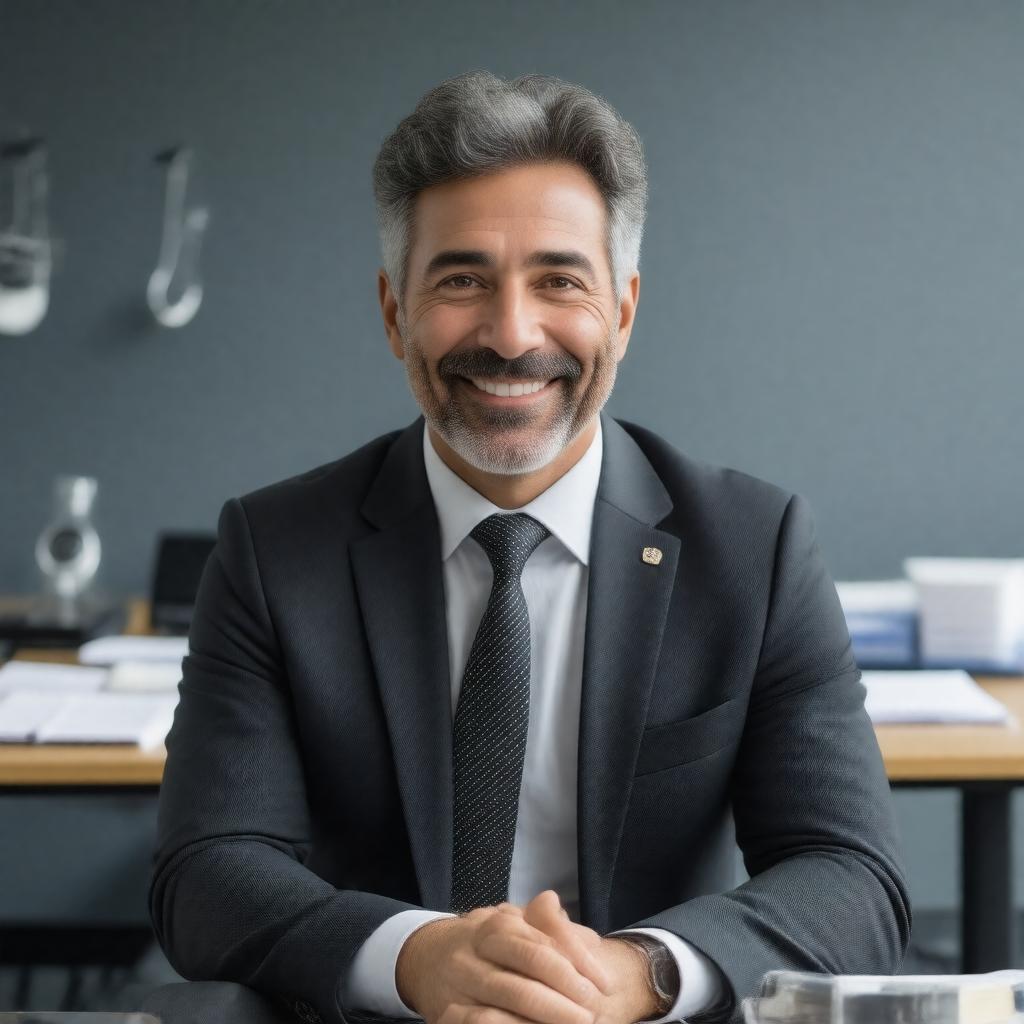 AI-created image of Dariush Mozaffarian