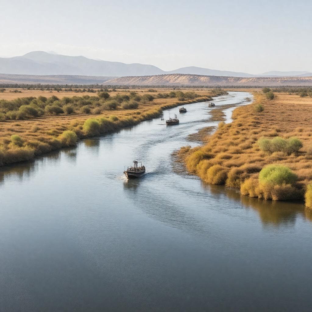 AI-created image of Darling River