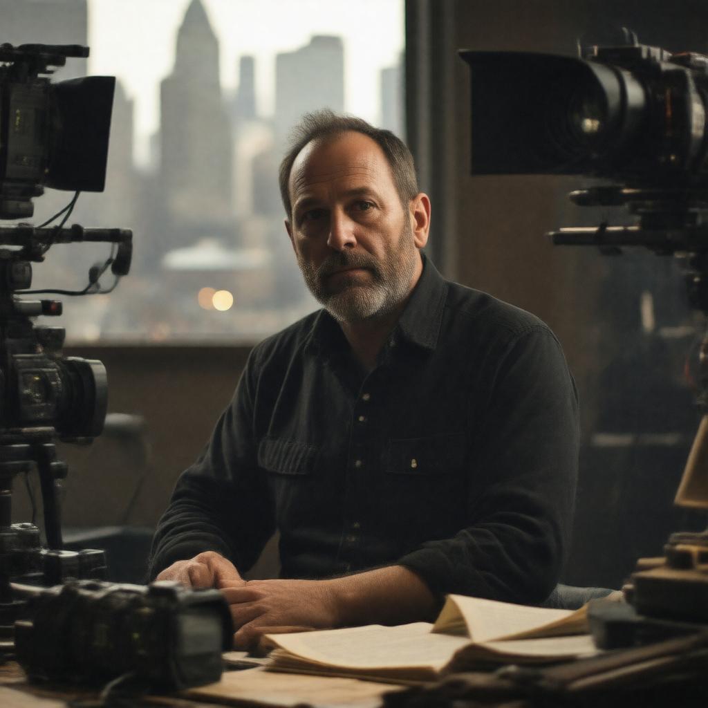 AI-created image of Darren Aronofsky