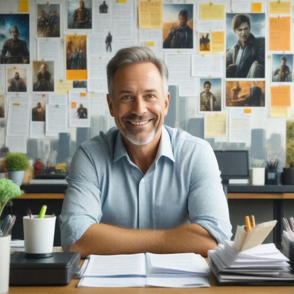 AI-created image of Darren Lemke