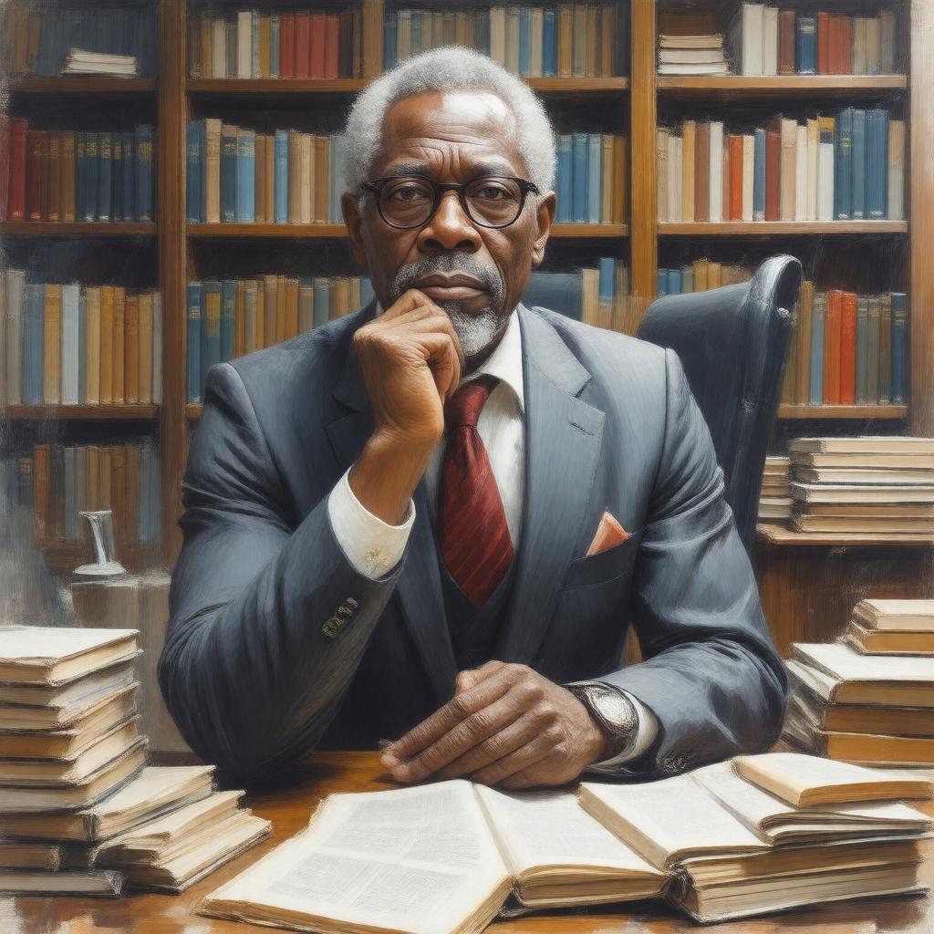 AI-created image of Darryl Pinckney