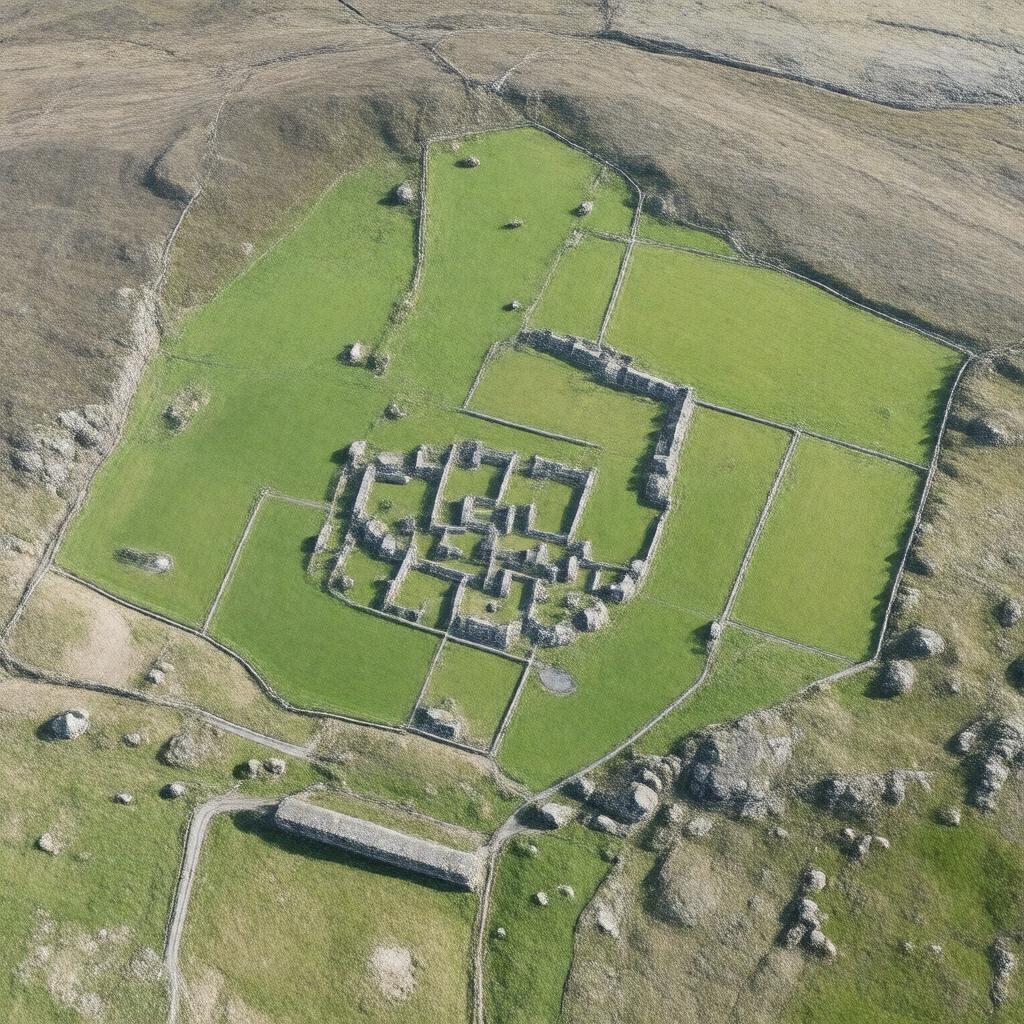 AI-created image of Dartmoor Prison land