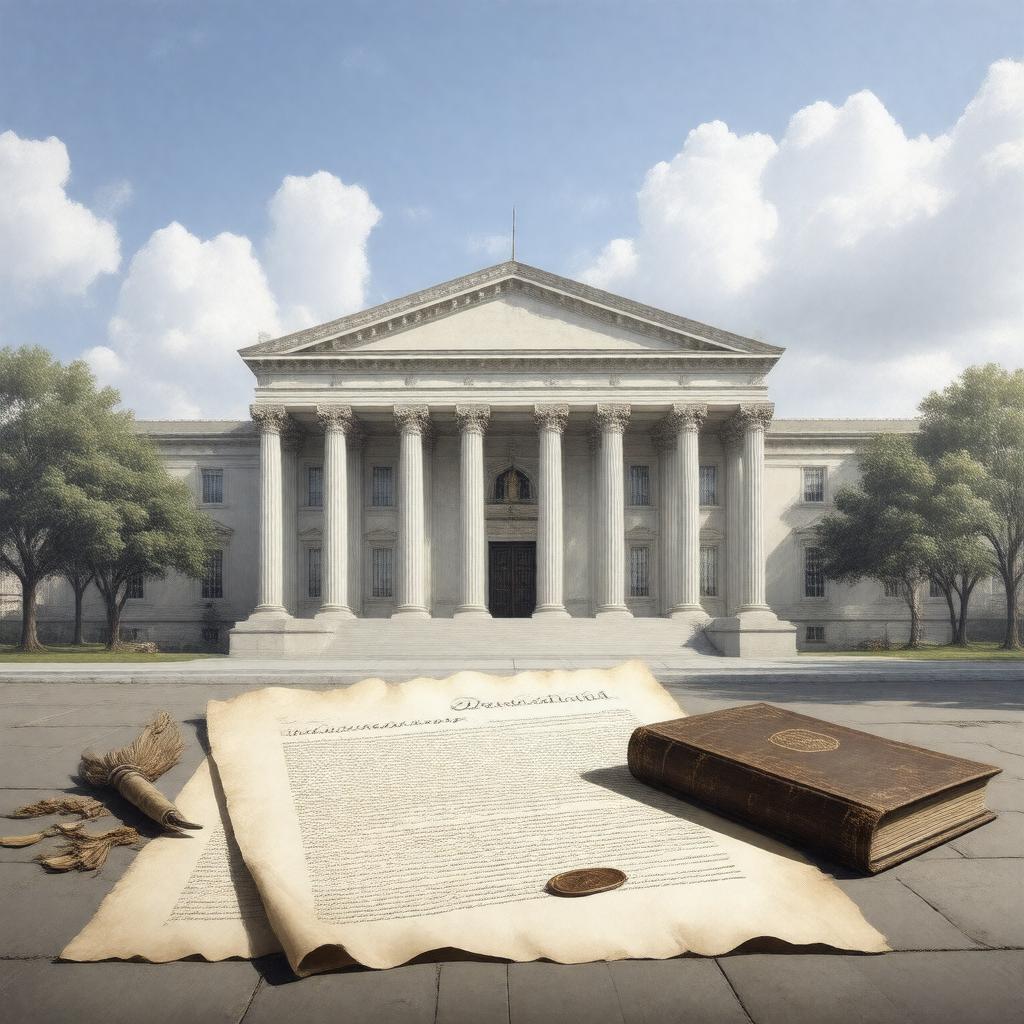 AI-created image of Dartmouth College Case (1819)