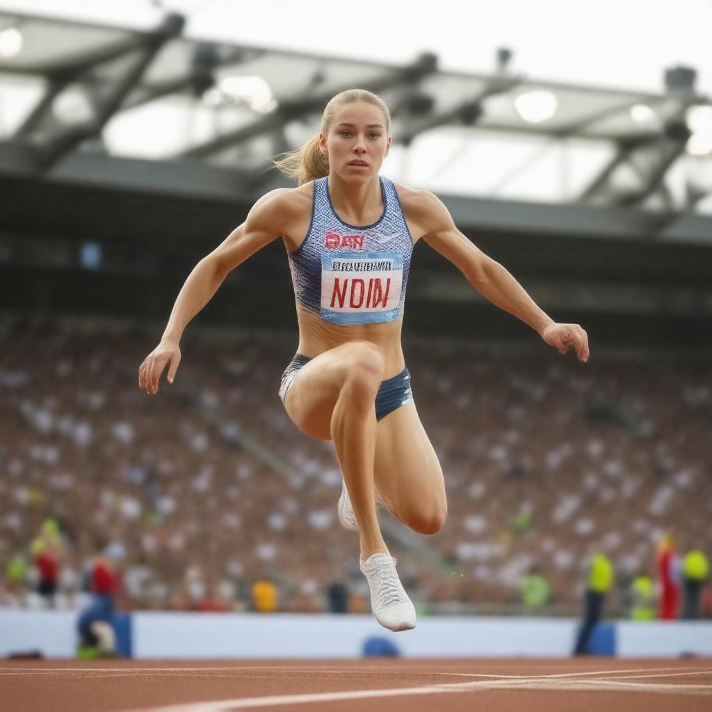 AI-created image of Darya Klishina