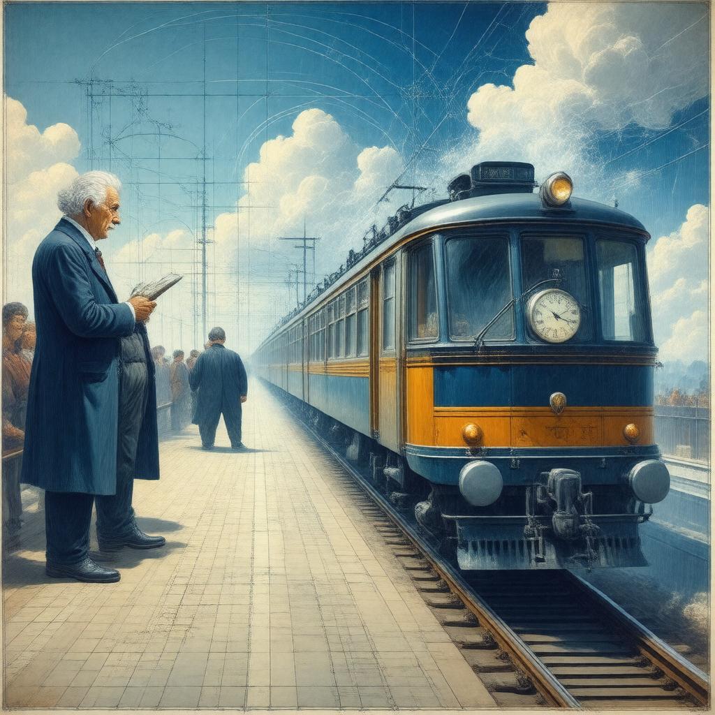 Click to view larger image AI-created image of Das Relativitätsprinzip