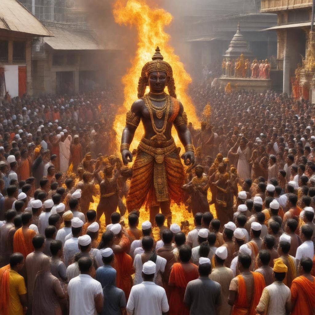 AI-created image of Dashami (tenth day)