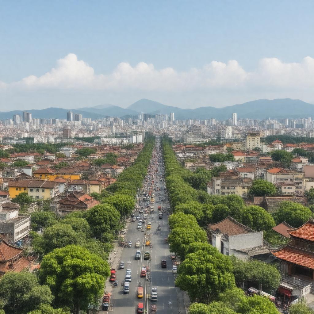 AI-created image of Datong District