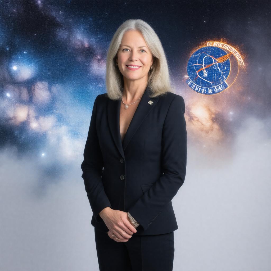 Click to view larger image AI-created image of Dava Newman