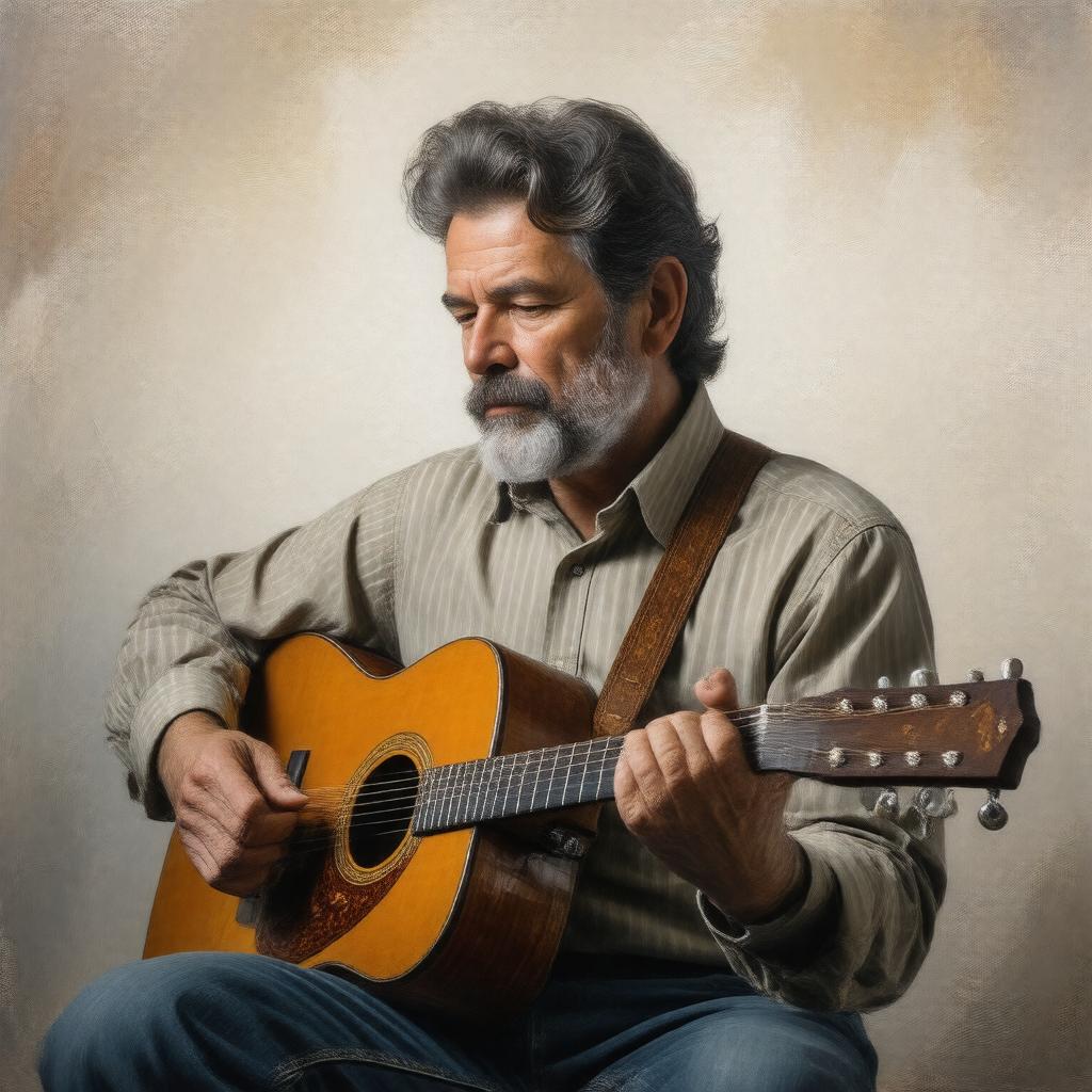 AI-created image of Dave Prine