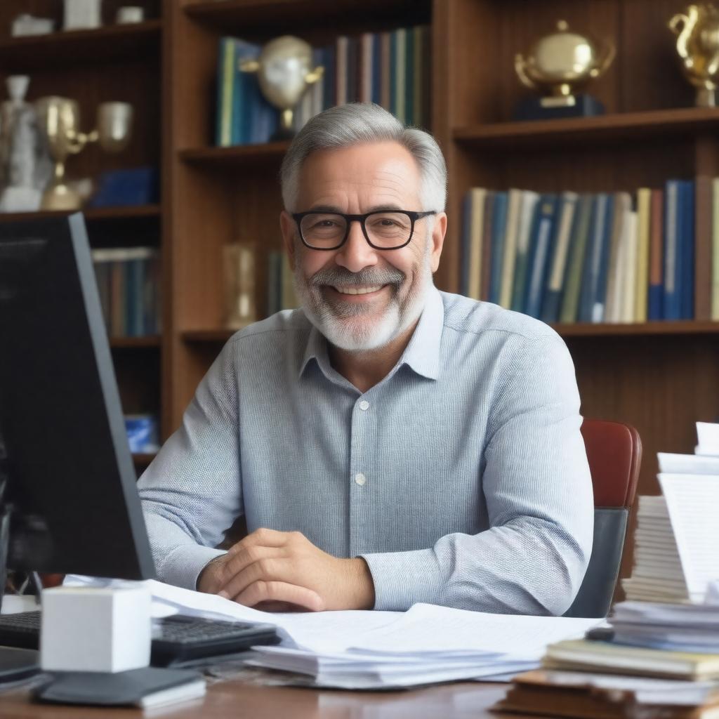 Click to view larger image AI-created image of Dave Winer