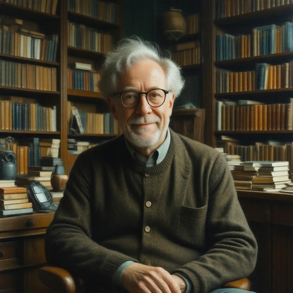 AI-created image of David Almond