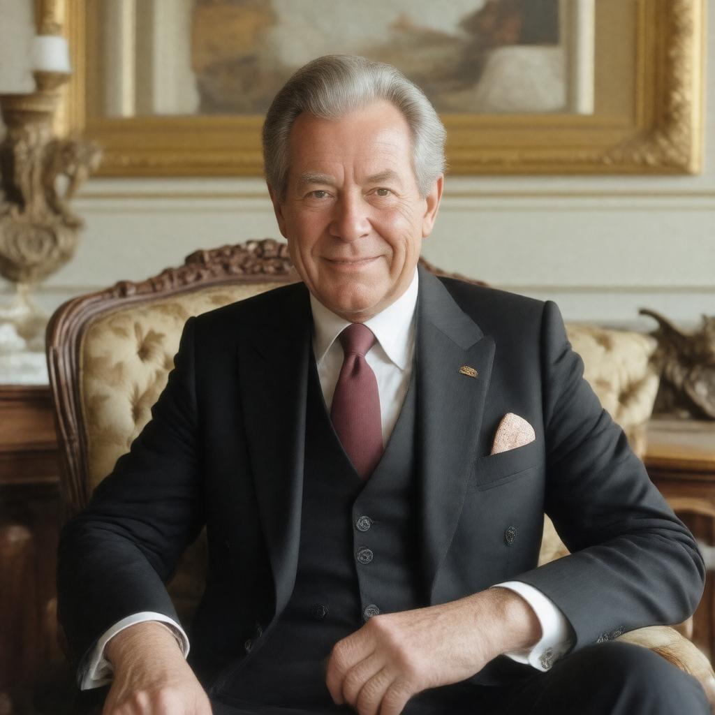 Click to view larger image AI-created image of David Armstrong-Jones, 2nd Earl of Snowdon