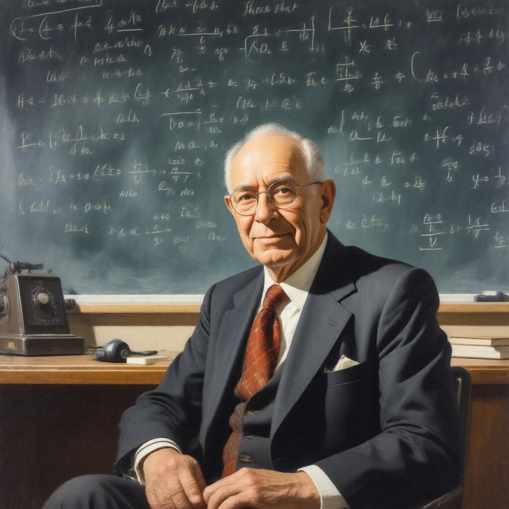 AI-created image of David Atiyah