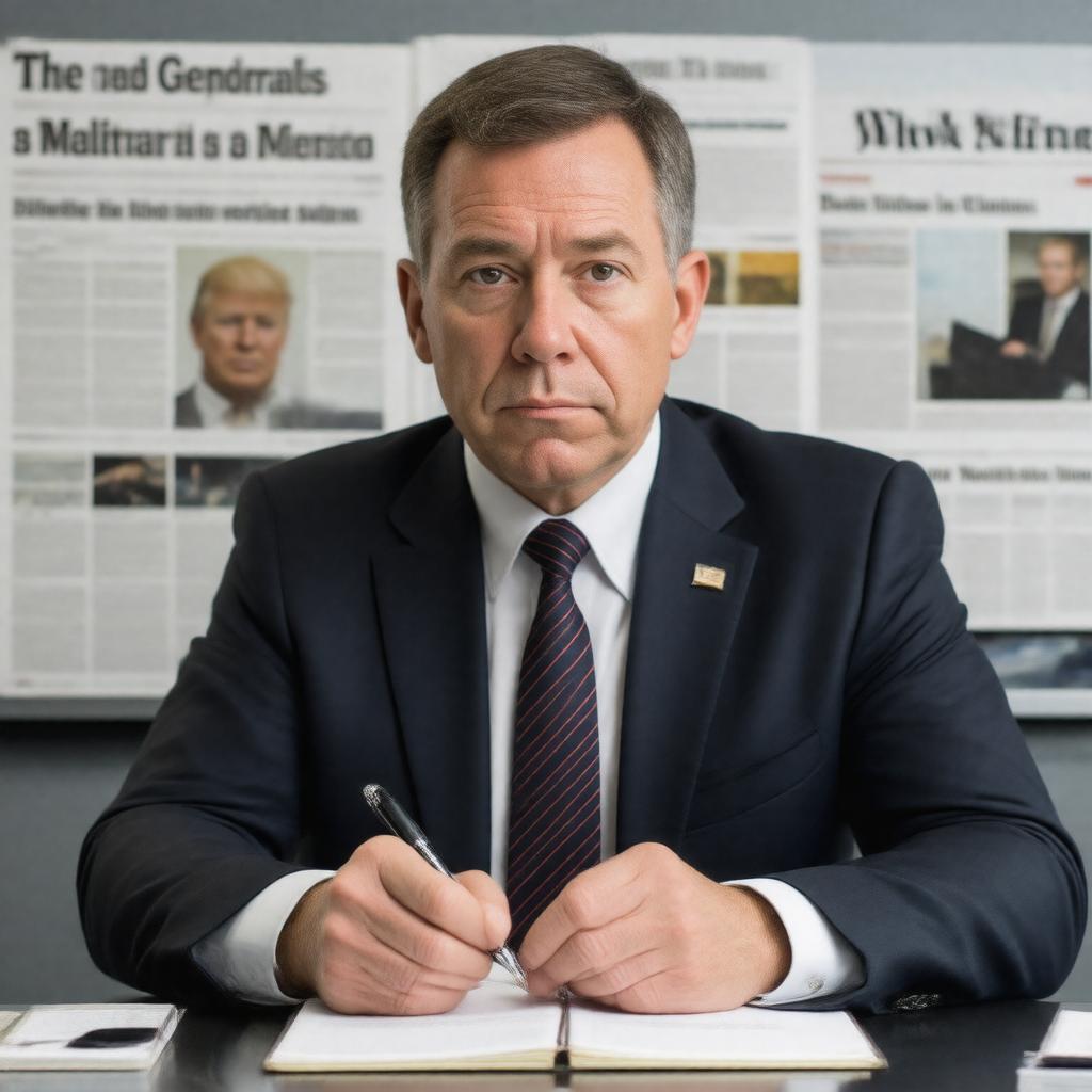 AI-created image of David Barstow