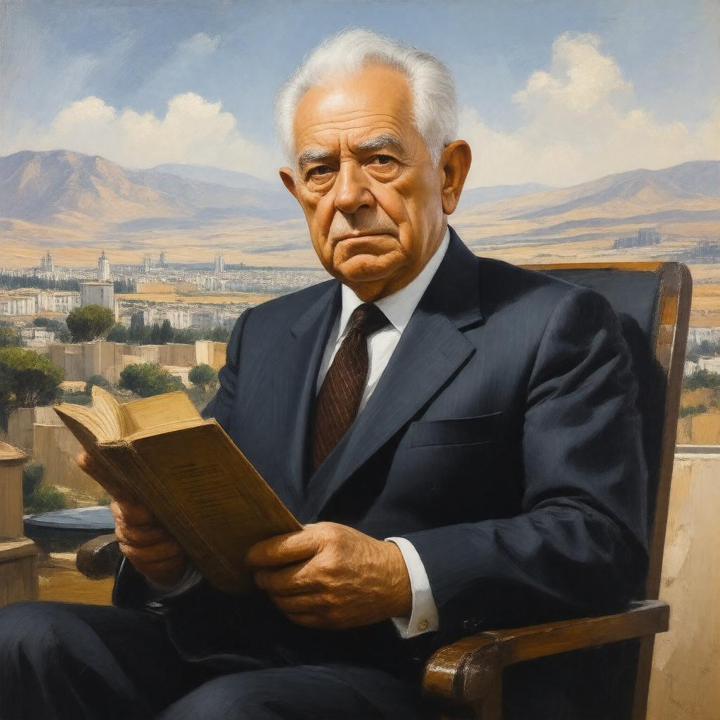 AI-created image of David Ben-Gurion