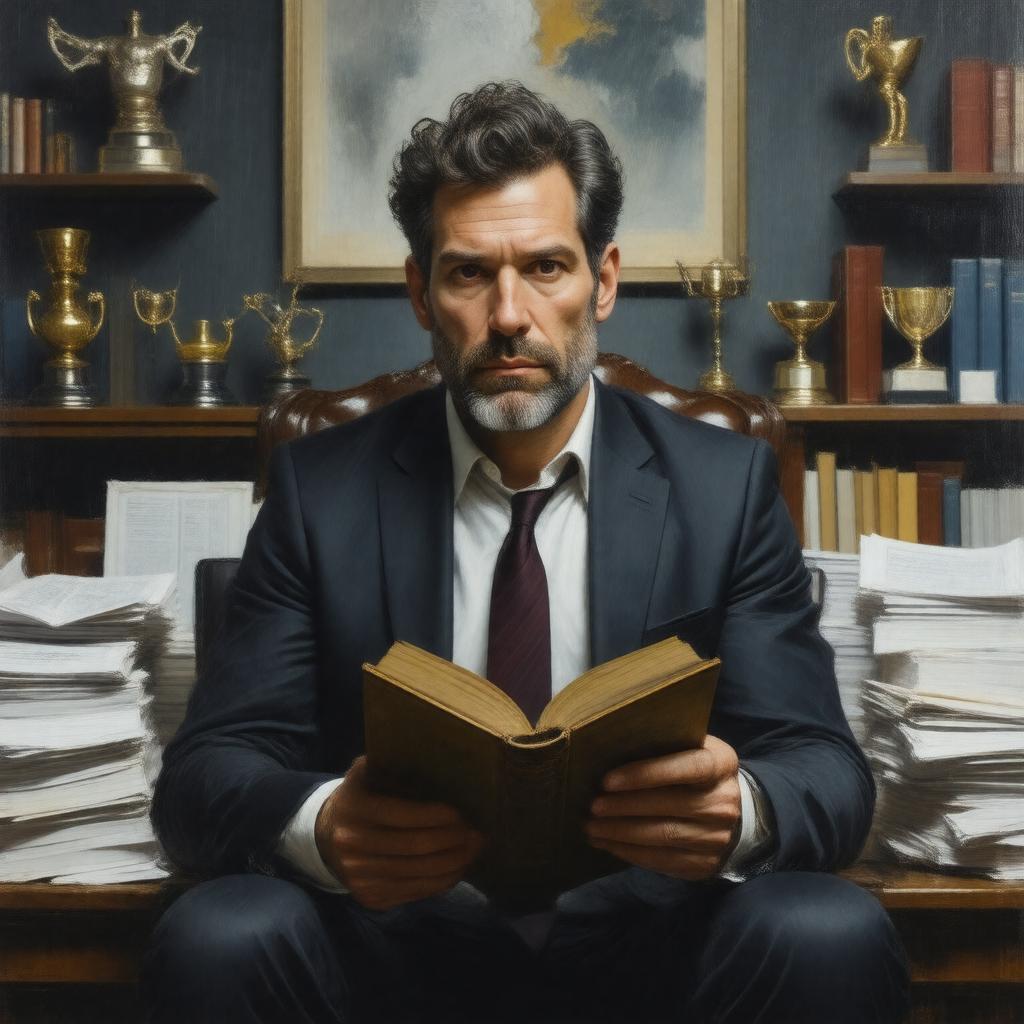 AI-created image of David Benioff