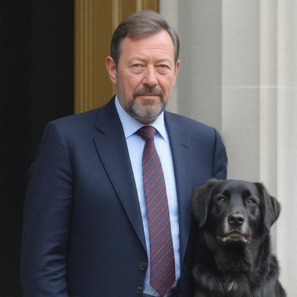 AI-created image of David Blunkett