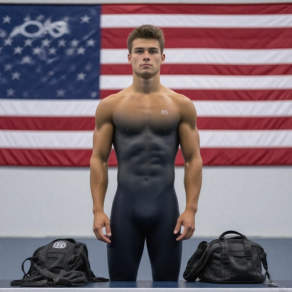 AI-created image of David Boudia
