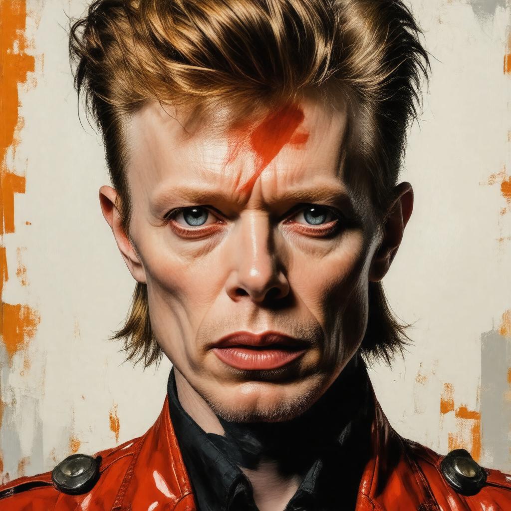 AI-created image of David Bowie Is (book)