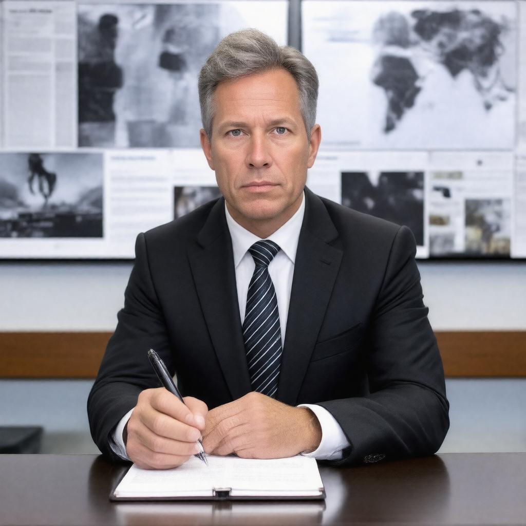 AI-created image of David Crary