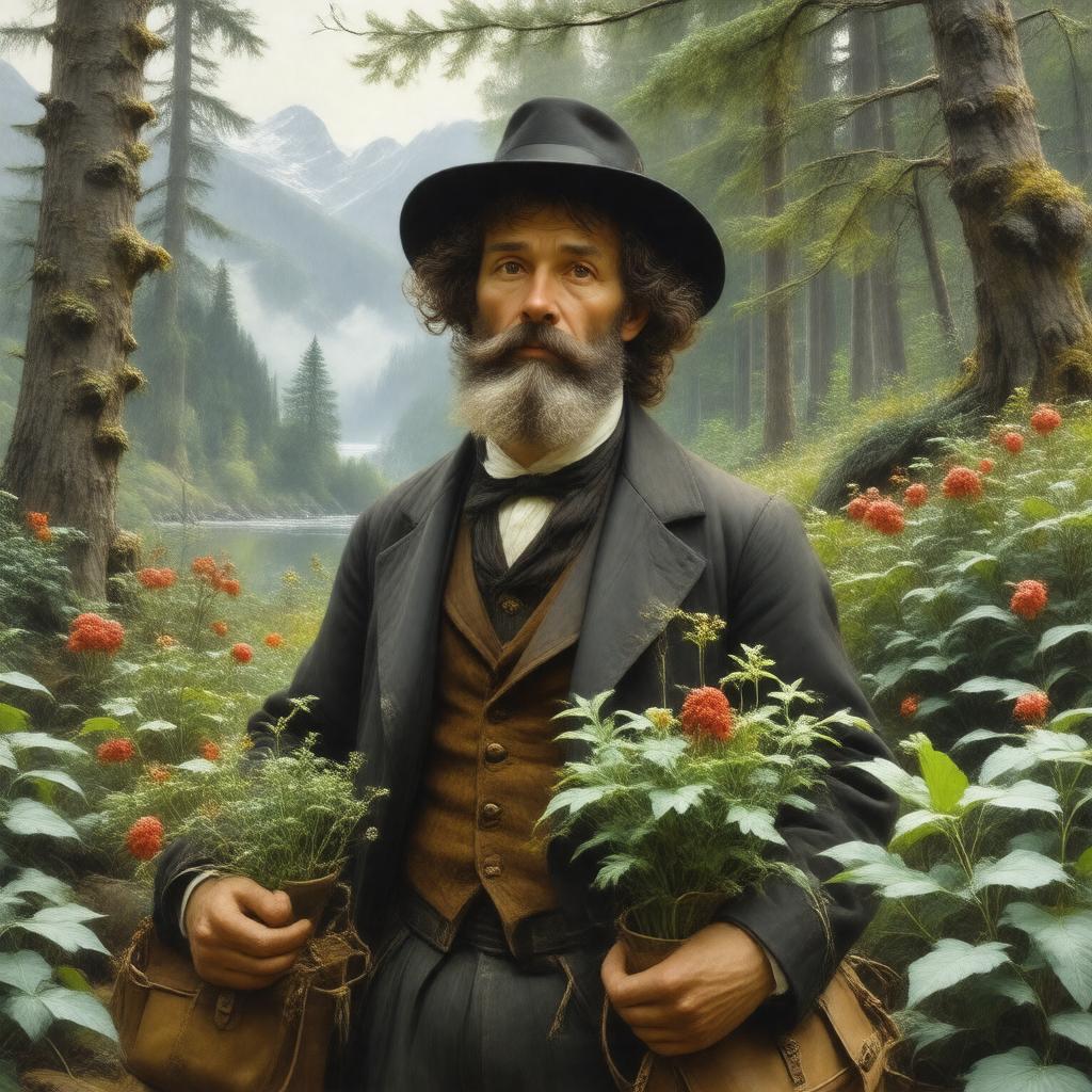 Click to view larger image AI-created image of David Douglas