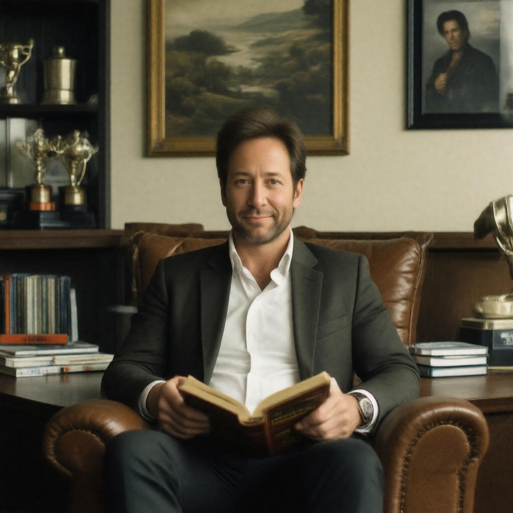 AI-created image of David Duchovny