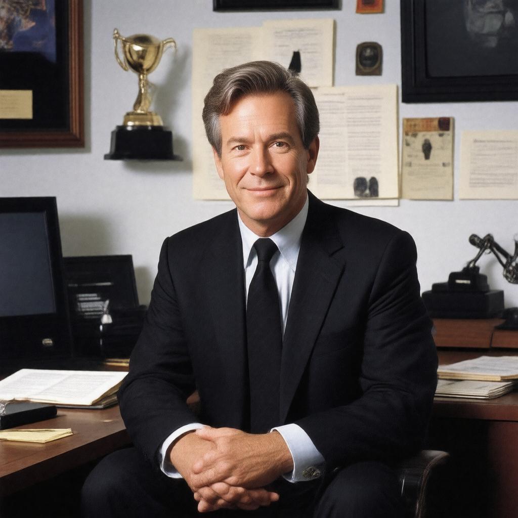 AI-created image of David E. Kelley