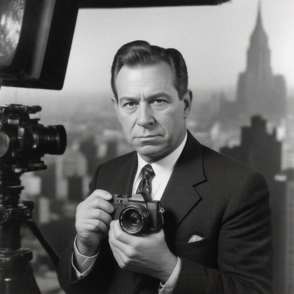Click to view larger image AI-created image of David E. Scherman