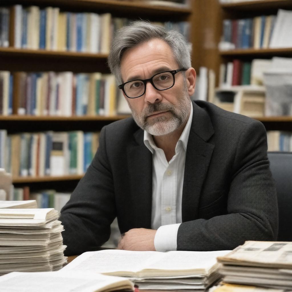 AI-created image of David Folkenflik