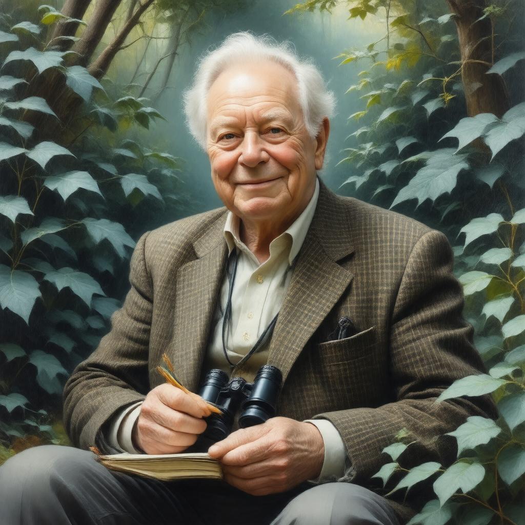 Click to view larger image AI-created image of David Frederick Attenborough