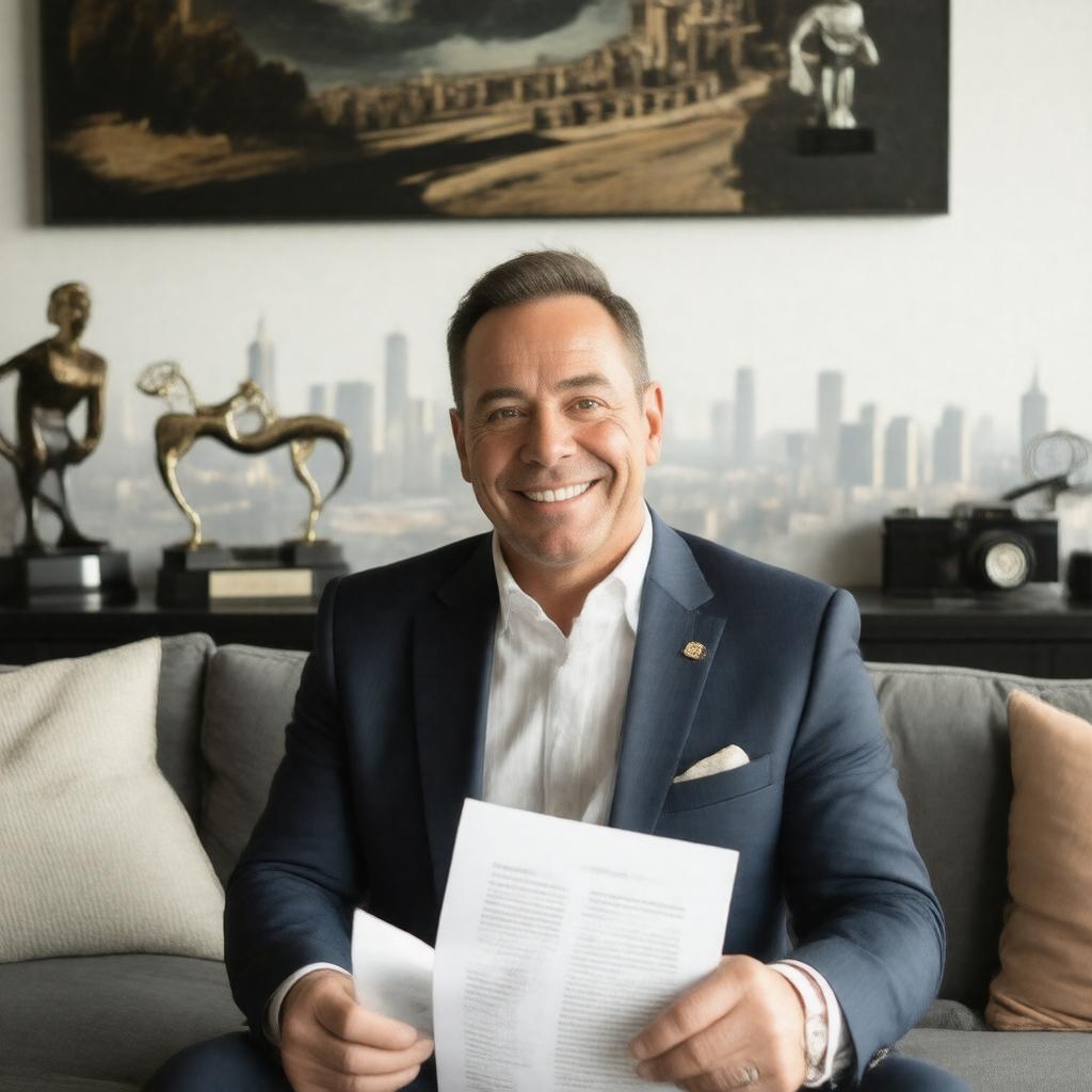 AI-created image of David Furnish