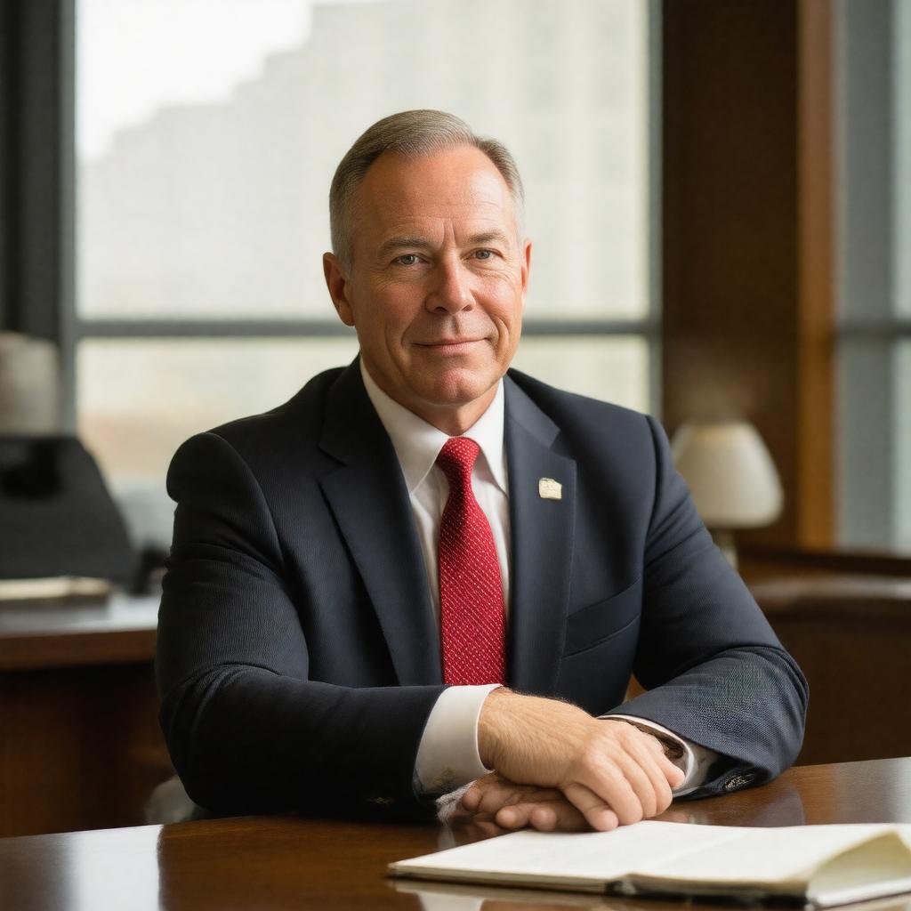 AI-created image of David G. Bradley