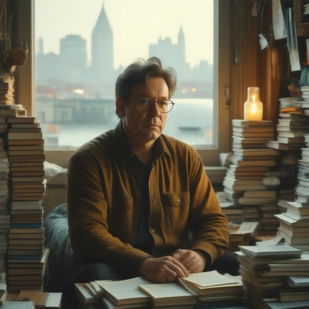 AI-created image of David Graeber
