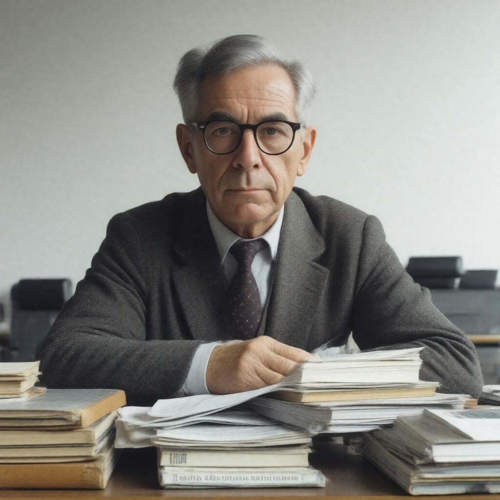 AI-created image of David Halberstam