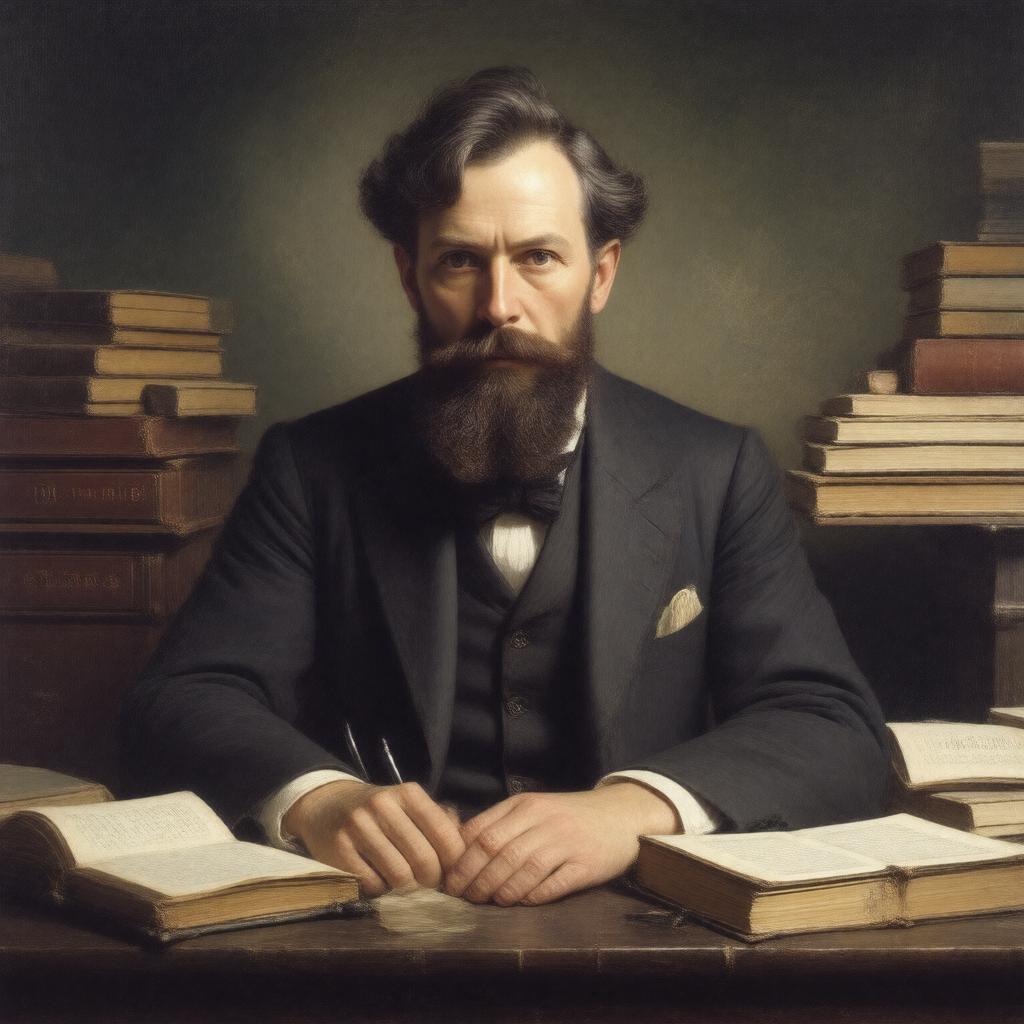 AI-created image of David Herbert Lawrence