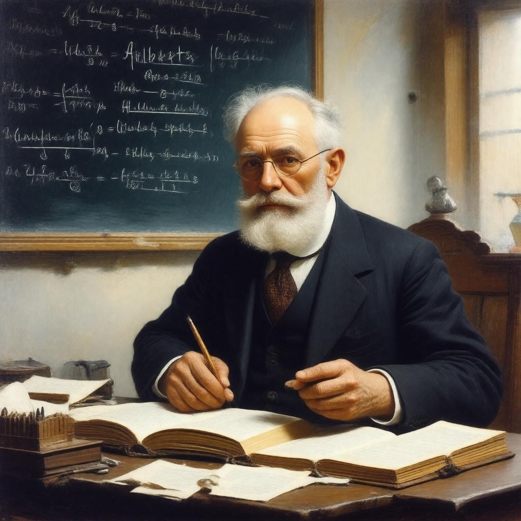 AI-created image of David Hilbert