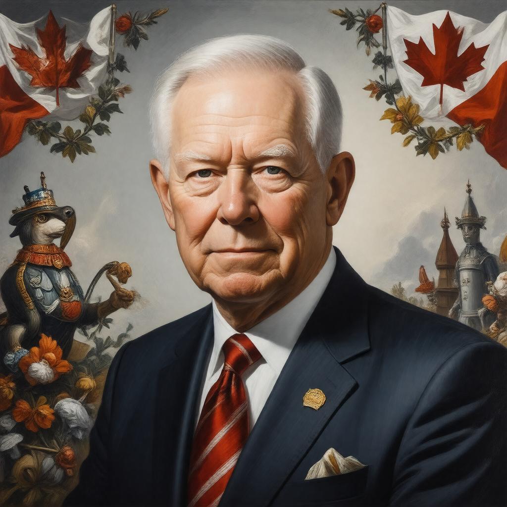 AI-created image of David Johnston
