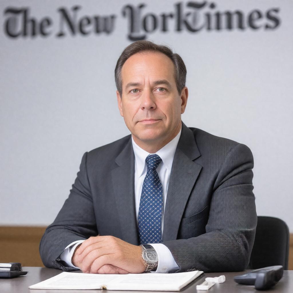Click to view larger image AI-created image of David Leonhardt