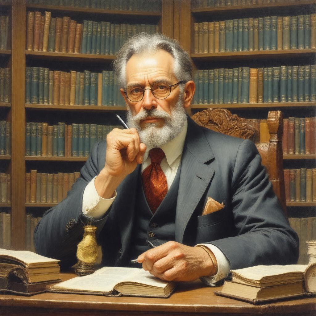 AI-created image of David Levering Lewis