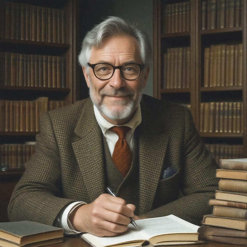 AI-created image of David Lodge