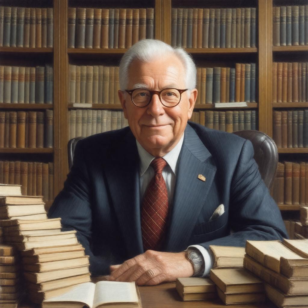 AI-created image of David McCullough