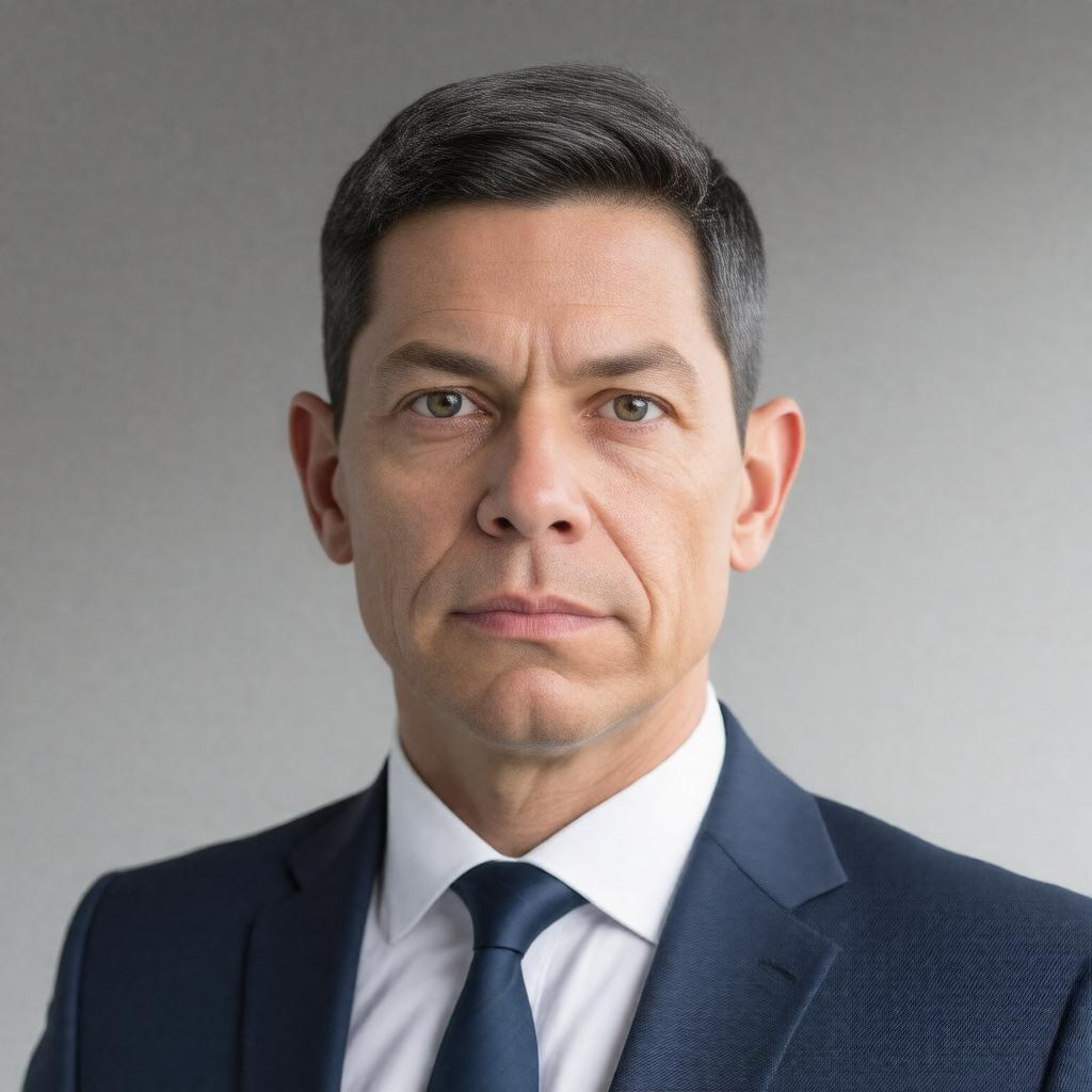 AI-created image of David Miliband