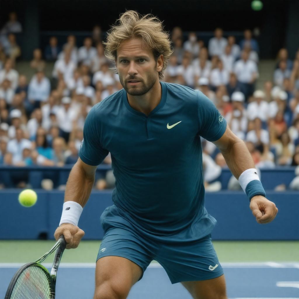 AI-created image of David Nalbandian